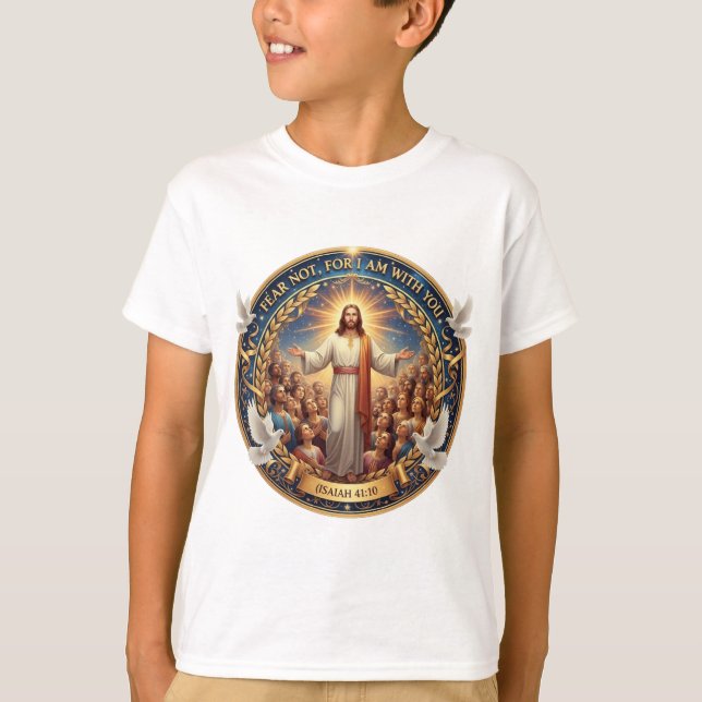 Angst nicht, denn ich bin mit dir T-Shirt (Vorderseite)