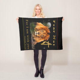 Angst nicht Isaiah 41:10 Fleecedecke