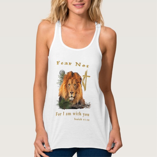 Angst nicht Isaiah 41:10 Tank Top (Vorderseite)