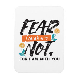 Angst nicht Isaiah Bible Verse Inspiration Design Magnet
