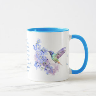 Angst nicht, Isaiah Scripture Dragonfly Wasserfarb Tasse