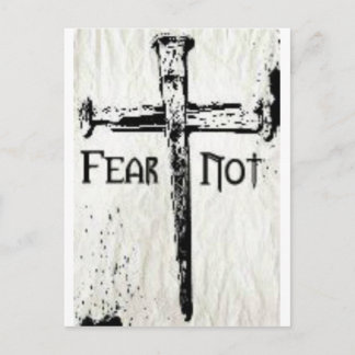 Angst nicht postkarte