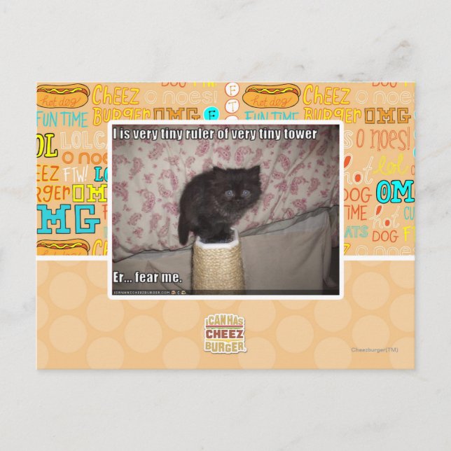 Angst Postkarte (Vorderseite)