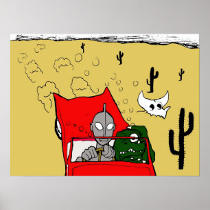 Angst und Abscheu vor Godzilla Poster