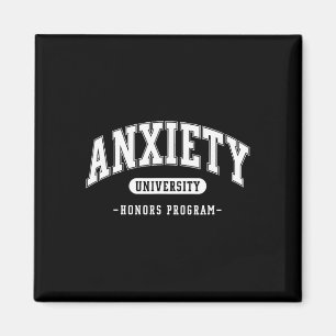 Angst Universitäts-Ehrenprogramm Lustige geistige Magnet