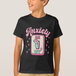 Angst vor Ausschalten Spaß Mental Health Awareness T-Shirt