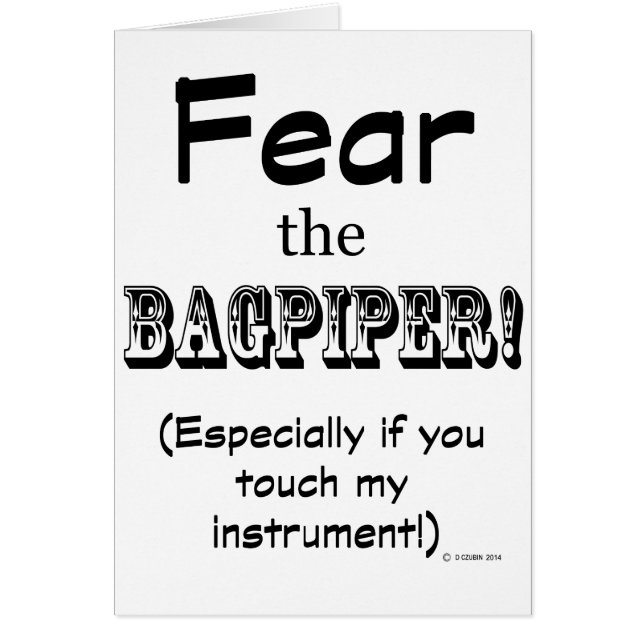 Angst vor Bagpiper (Vorne)