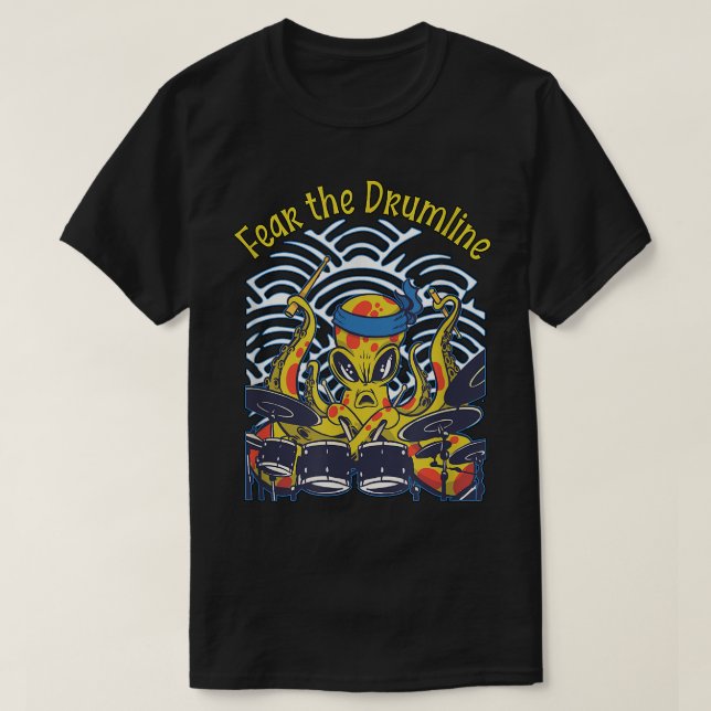 Angst vor dem Drumline Drummer53 T-Shirt (Design vorne)