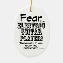 Angst vor dem elektrischen Gitarrenspieler