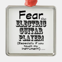 Angst vor dem elektrischen Gitarrenspieler