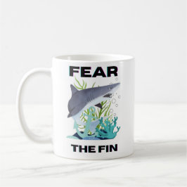 Angst vor dem Haifisch Kaffeetasse