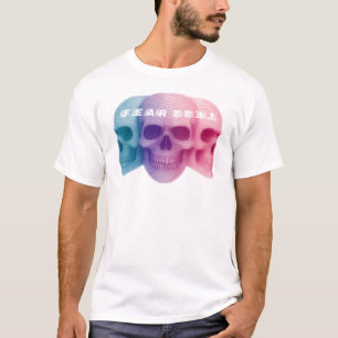 Angst weniger, furchtlose Schädel T - Shirt
