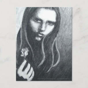 Angst (Zeichnend) Postkarte