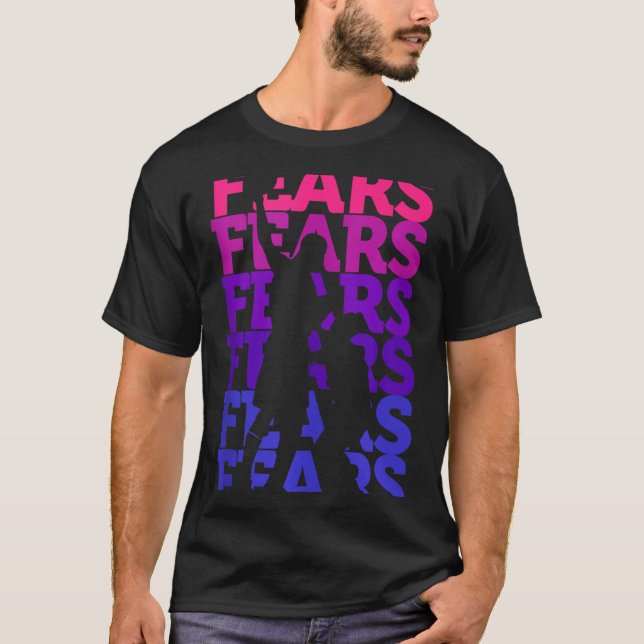 Ängste Basketball Inspiriere Phantastische Lüfters T-Shirt (Vorderseite)