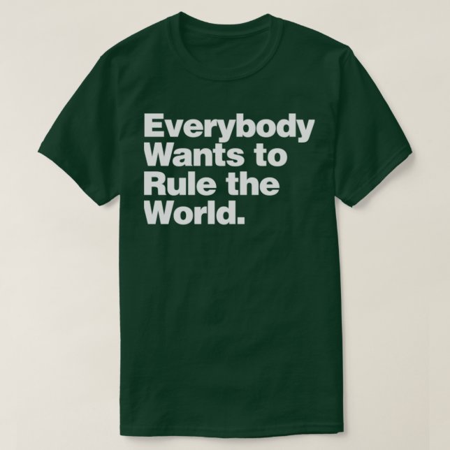 Ängste vor Ängsten WILL JEDER REGEL T-Shirt (Design vorne)