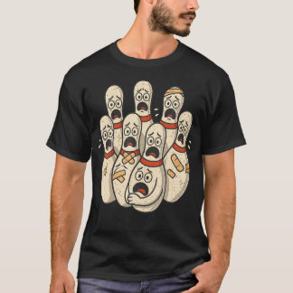 Angsthasen-Kegel-Cartoon-Bowling-Humor-Liga N T-Shirt