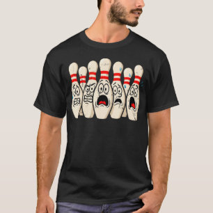 Angsthasen-Kegel-T-Shirt für Kegler Kegelwitz T-Shirt