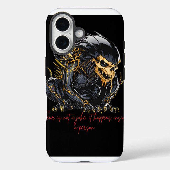 AngstIsReal iPhone 16 Hülle (Rückseite)