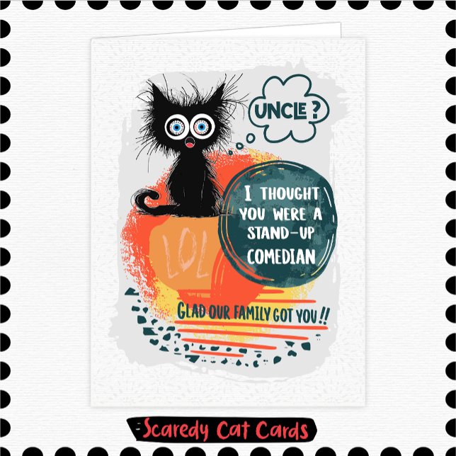 Angstkatze Onkel Karte (Von Creator hochgeladen)