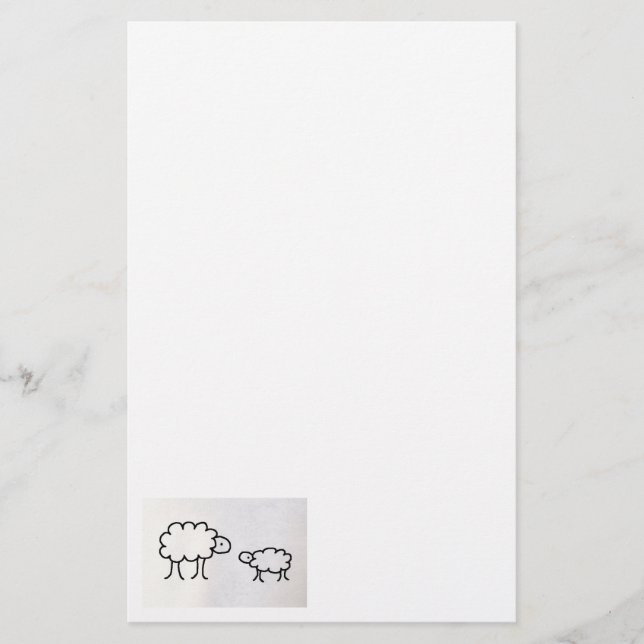 Ängstlich Briefpapier (Vorderseite)
