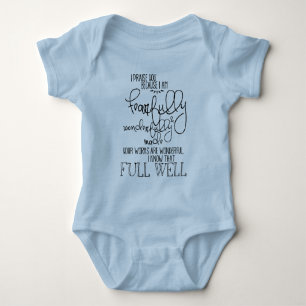Ängstlich und wunderbar gemachtes Psalm139 Baby Strampler
