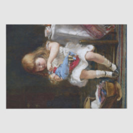 ängstliche kleine Mutter Seidenpapier