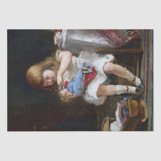 ängstliche kleine Mutter Seidenpapier (Vorderseite)