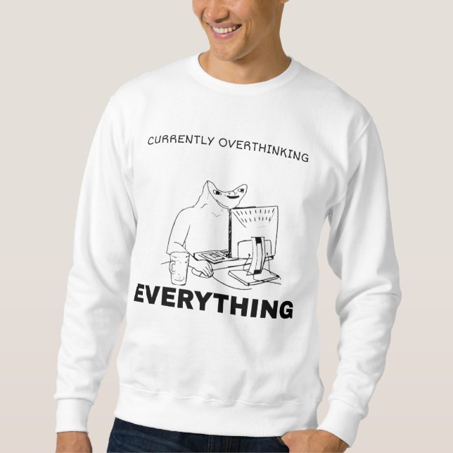 Ängstlicher Charakter Sweatshirt (Vorderseite)