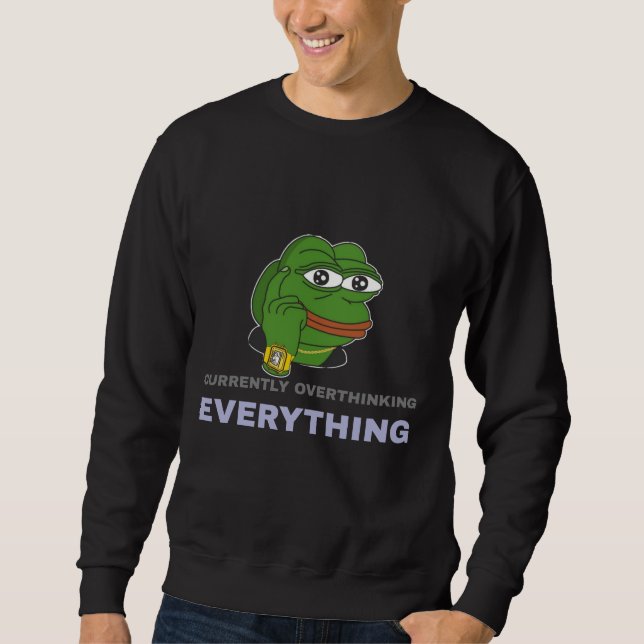 Ängstlicher Charakter Sweatshirt (Vorderseite)