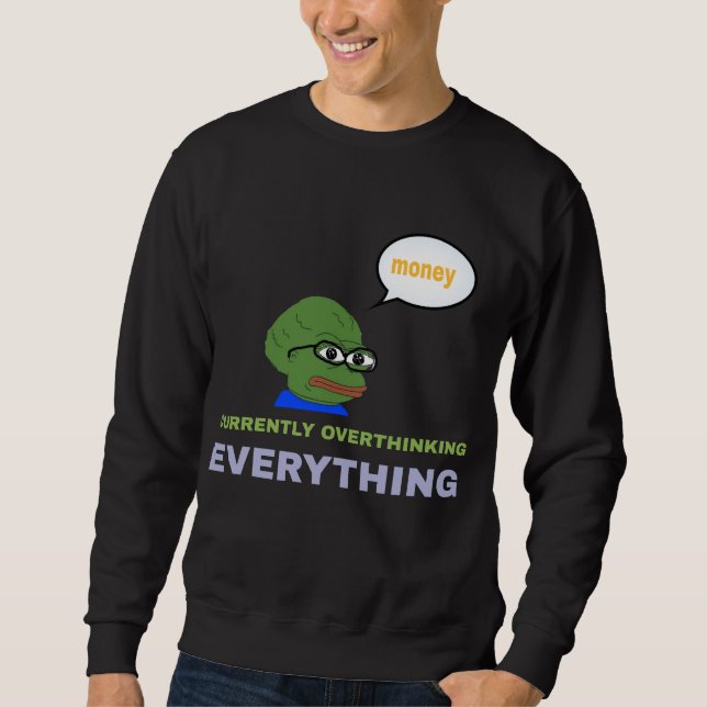 Ängstlicher Charakter Sweatshirt (Vorderseite)