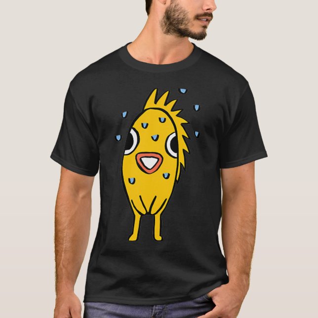 ängstlicher Fisch T-Shirt (Vorderseite)