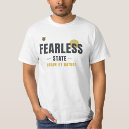 ANGSTLOSER ZUSTAND – Geometrische Typografie für H T-Shirt