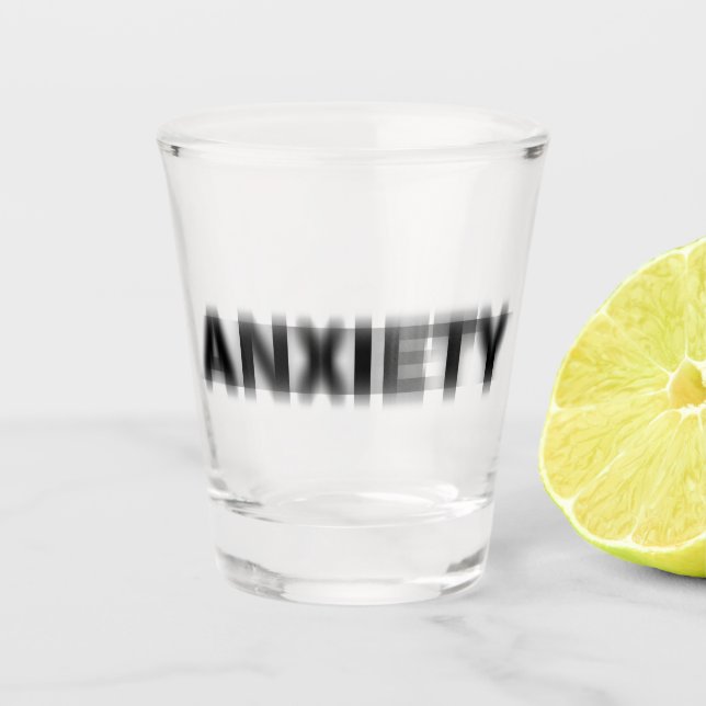 Angstschuss Schnapsglas (Vorderseite)