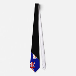 Anguila Flagge Krawatte
