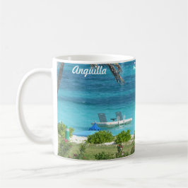 Anguilla-Blues und -Grüntöne Kaffeetasse