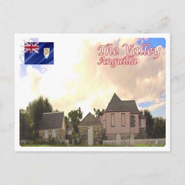 Anguilla - Das Tal - Postkarte (Vorderseite)
