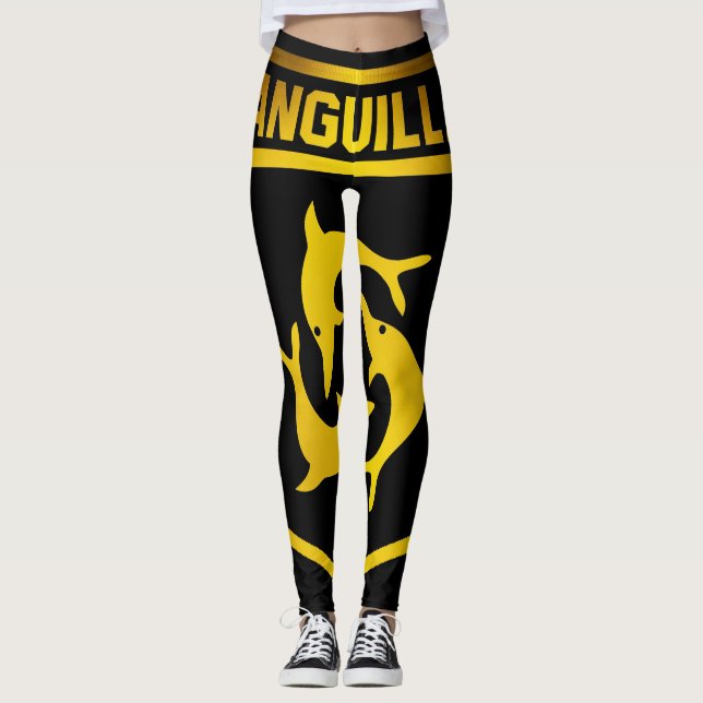 Anguilla Emblem Leggings (Vorderseite)