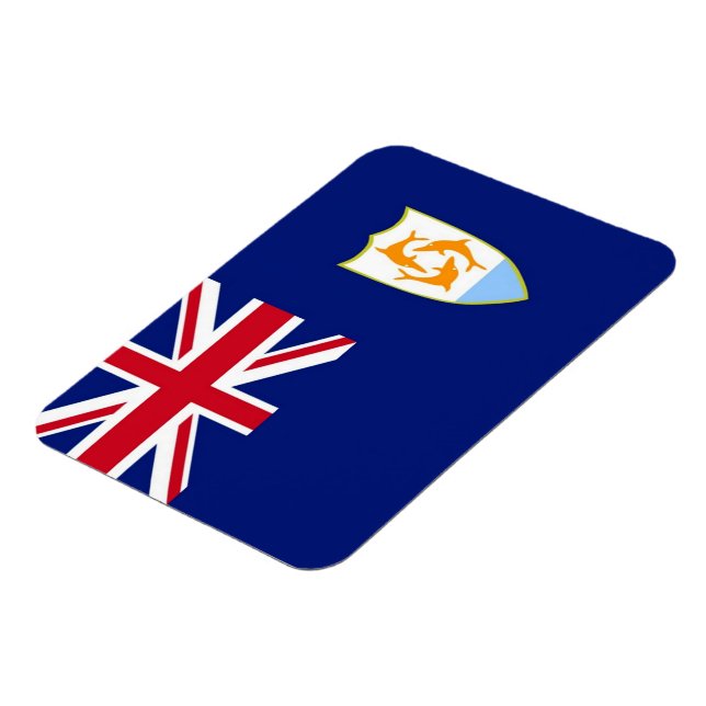 Anguilla - FLAG - Magnet (Linke Seite)