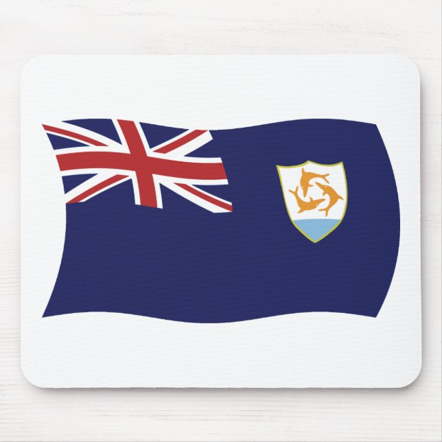 Anguilla Flag Mousepad (Vorne)