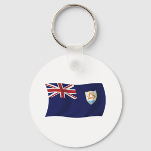 Anguilla Flag Schlüsselanhänger