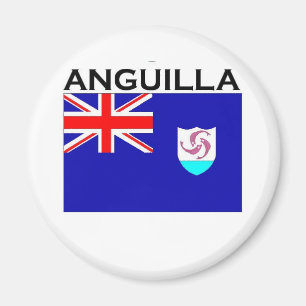 Anguilla-Flagge Magnet