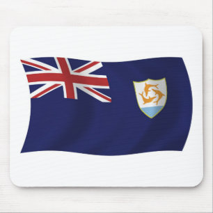 Anguilla-Flagge-Mauspad Mousepad