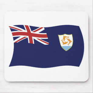 Anguilla-Flagge-Mauspad Mousepad