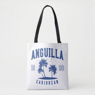 Anguilla Karibische Palme 1980 Tasche
