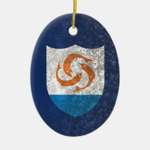 Anguilla Keramik Ornament