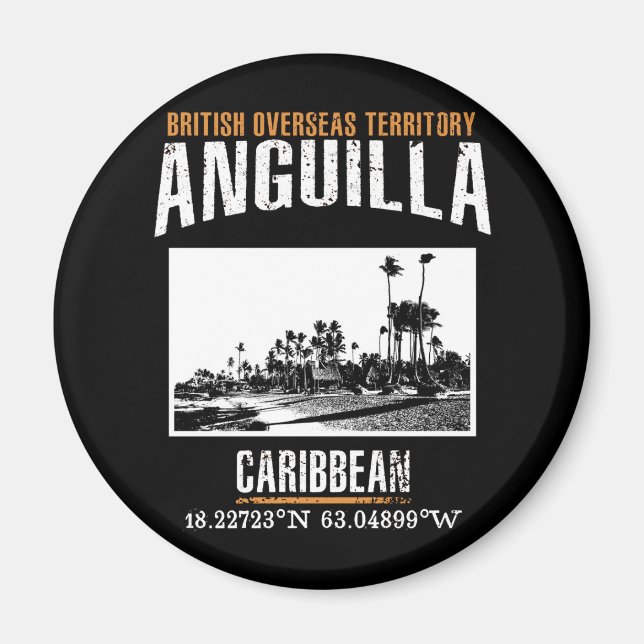 Anguilla Magnet (Vorne)