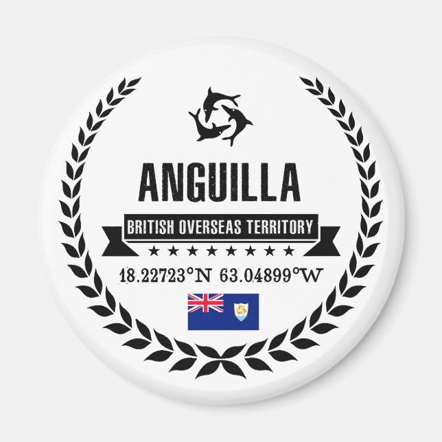 Anguilla Magnet (Vorne)