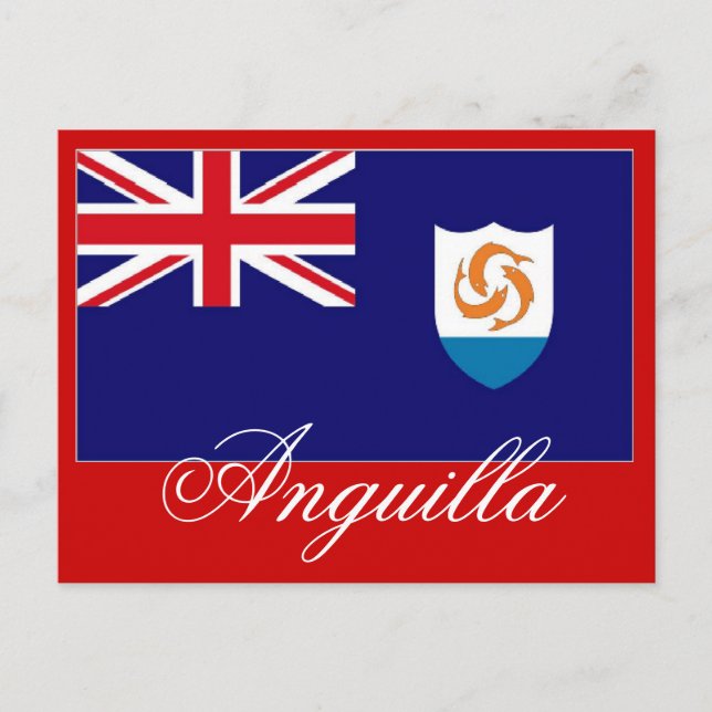 Anguilla-Postkarte Postkarte (Vorderseite)