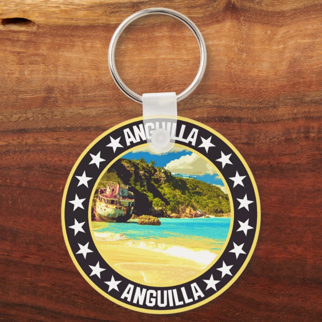 Anguilla Schlüsselanhänger (Vorderseite)