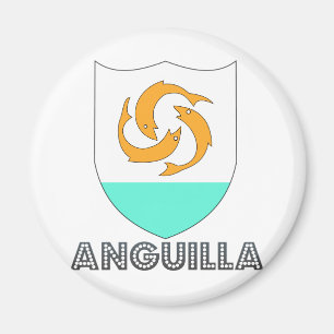 Anguilla-Wappen Magnet